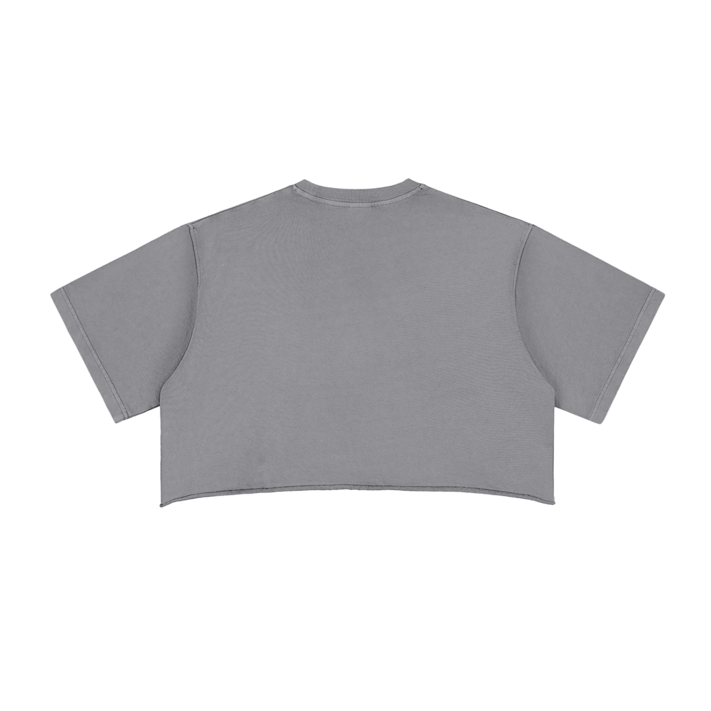 Raw Edge Crop Top
