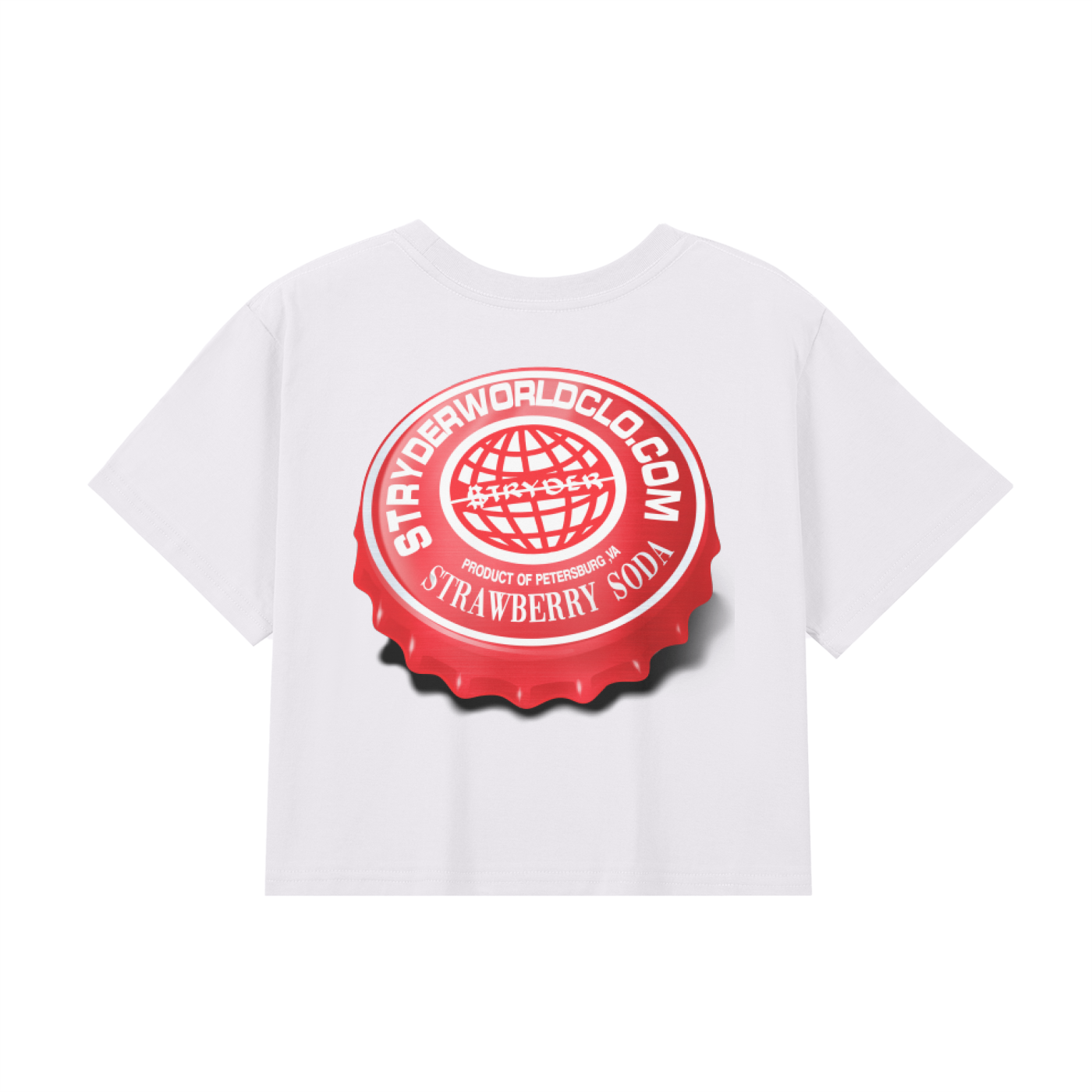 Strawberry Soda Cropped Tee