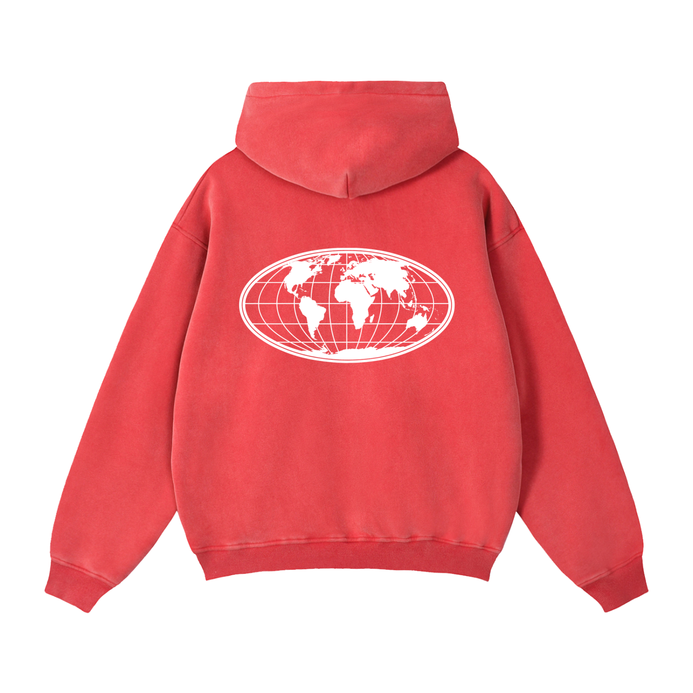 SWC_Essential Zip-Through Boxy Fleece Hoodie