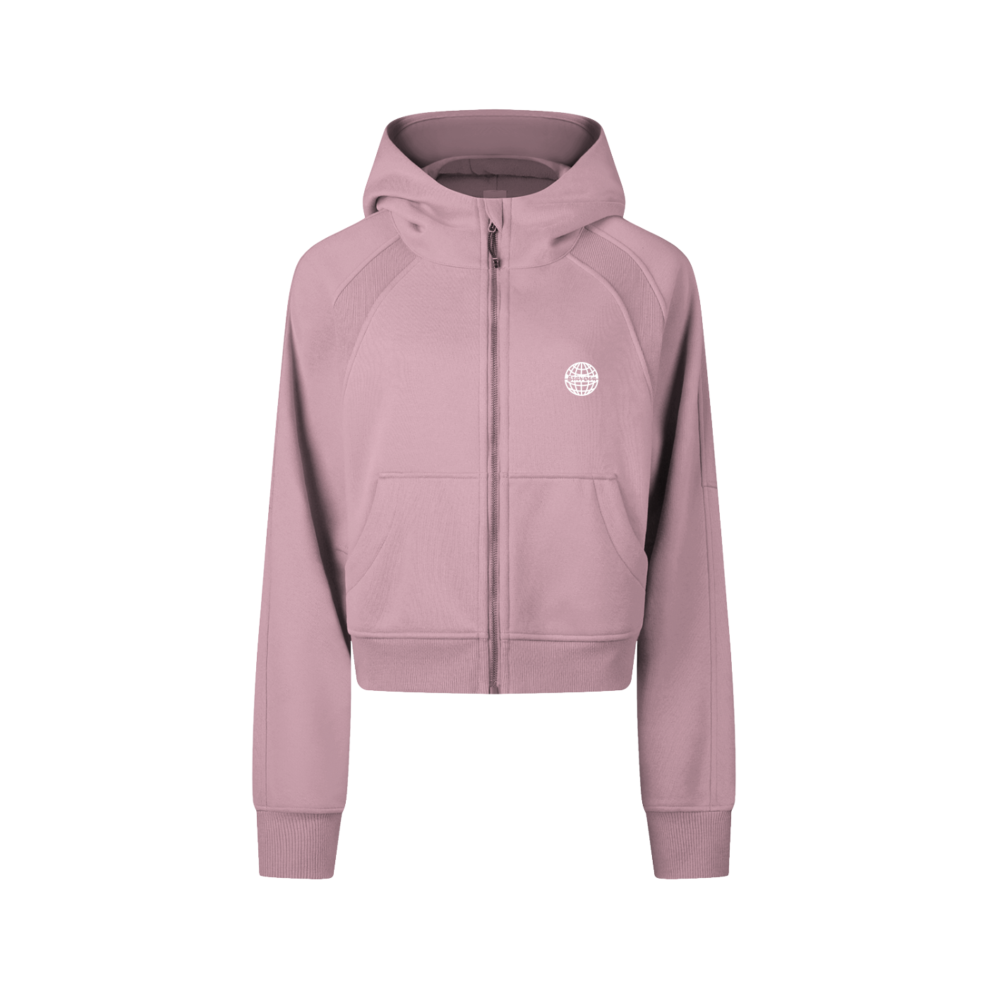 Women's Cropped Full-Zip Hoodie