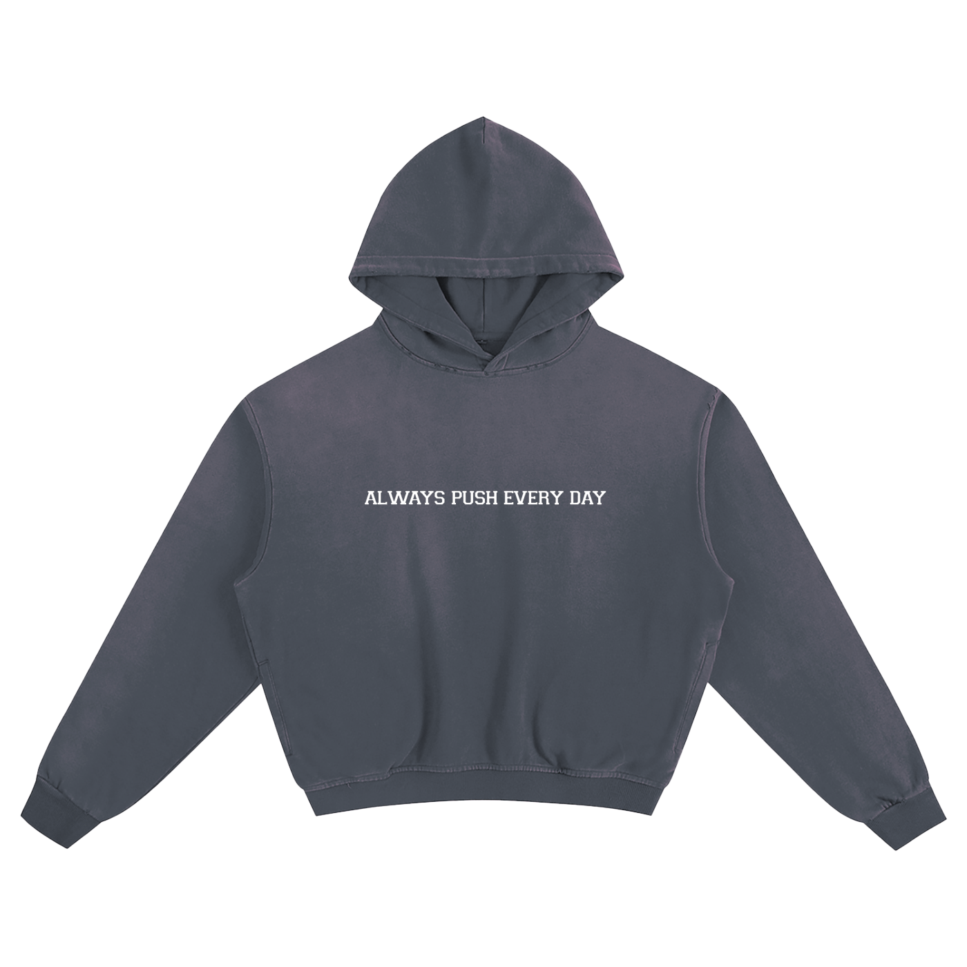 Always Pushin’ Sunfade Boxy Hoodie