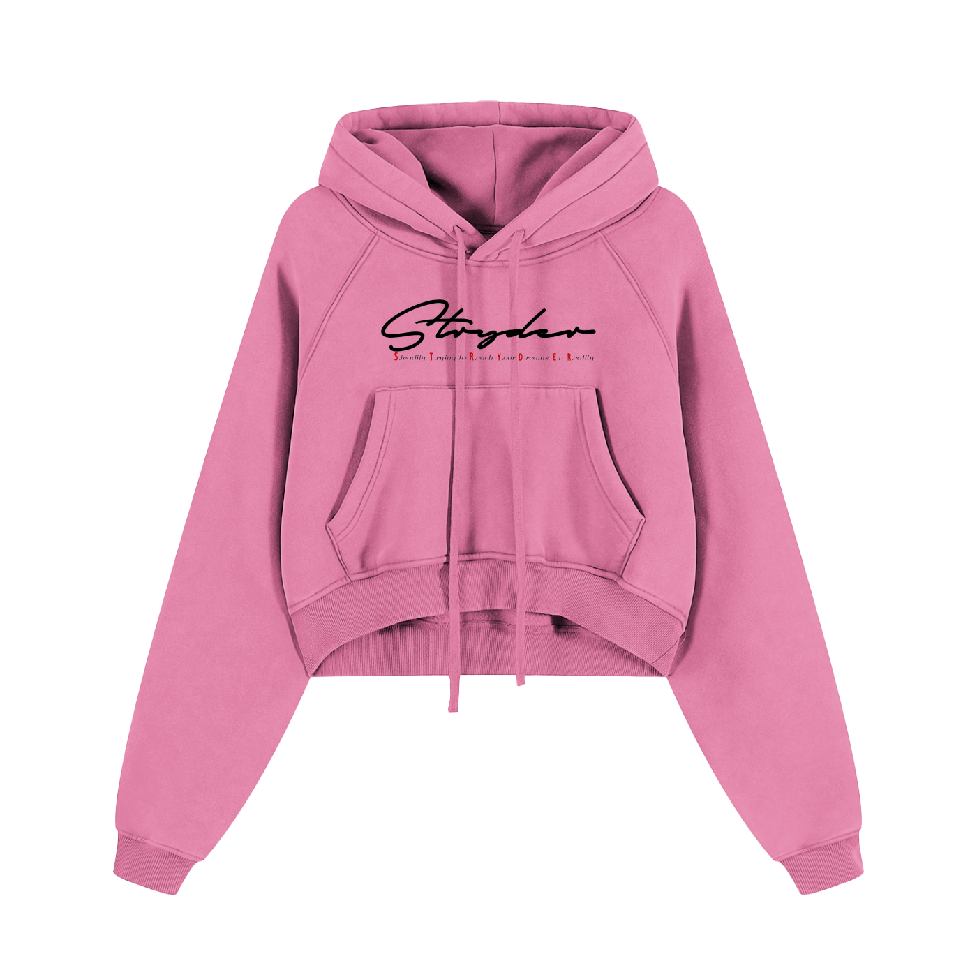 Snow Washed Cropped Hoodie