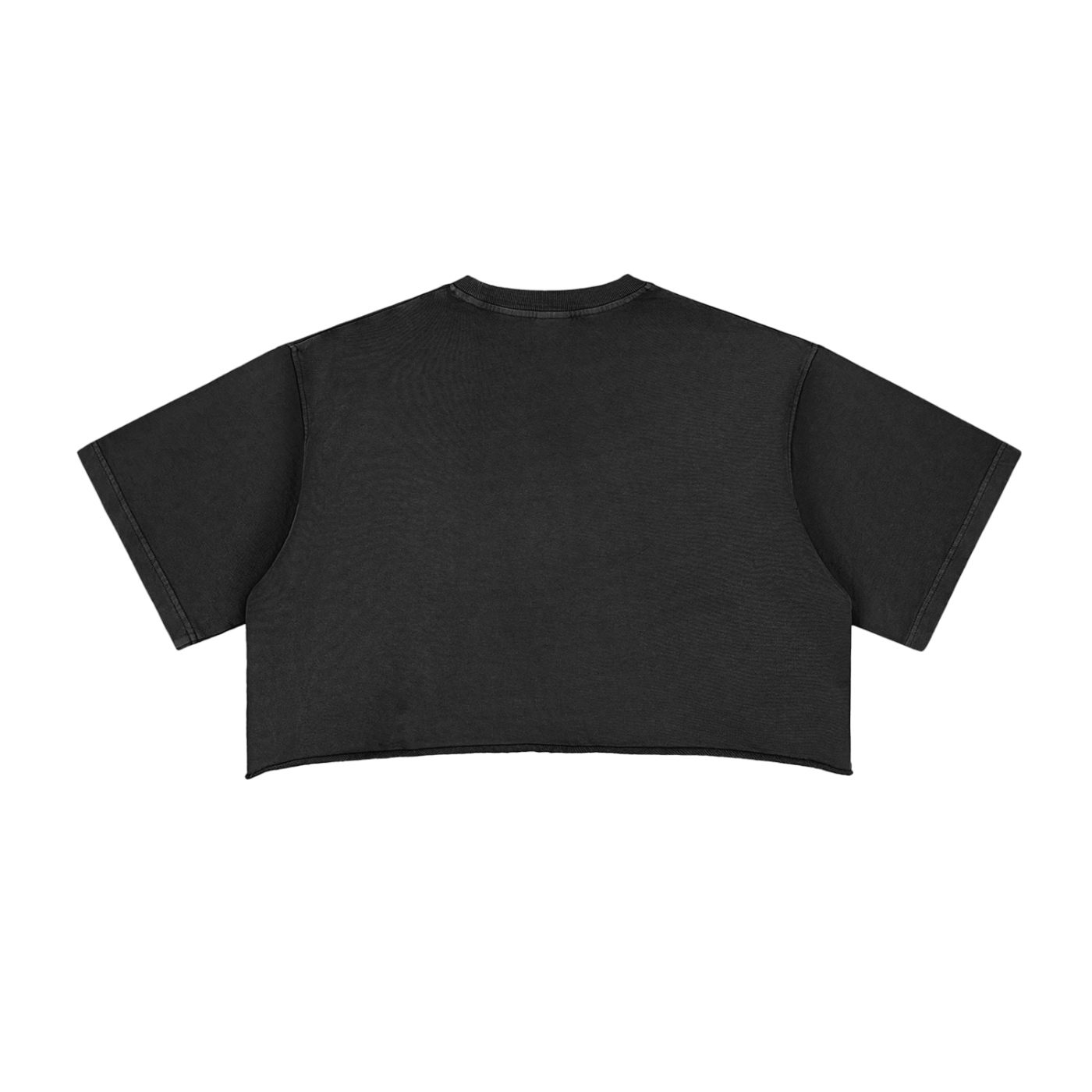 Raw Edge Crop Top