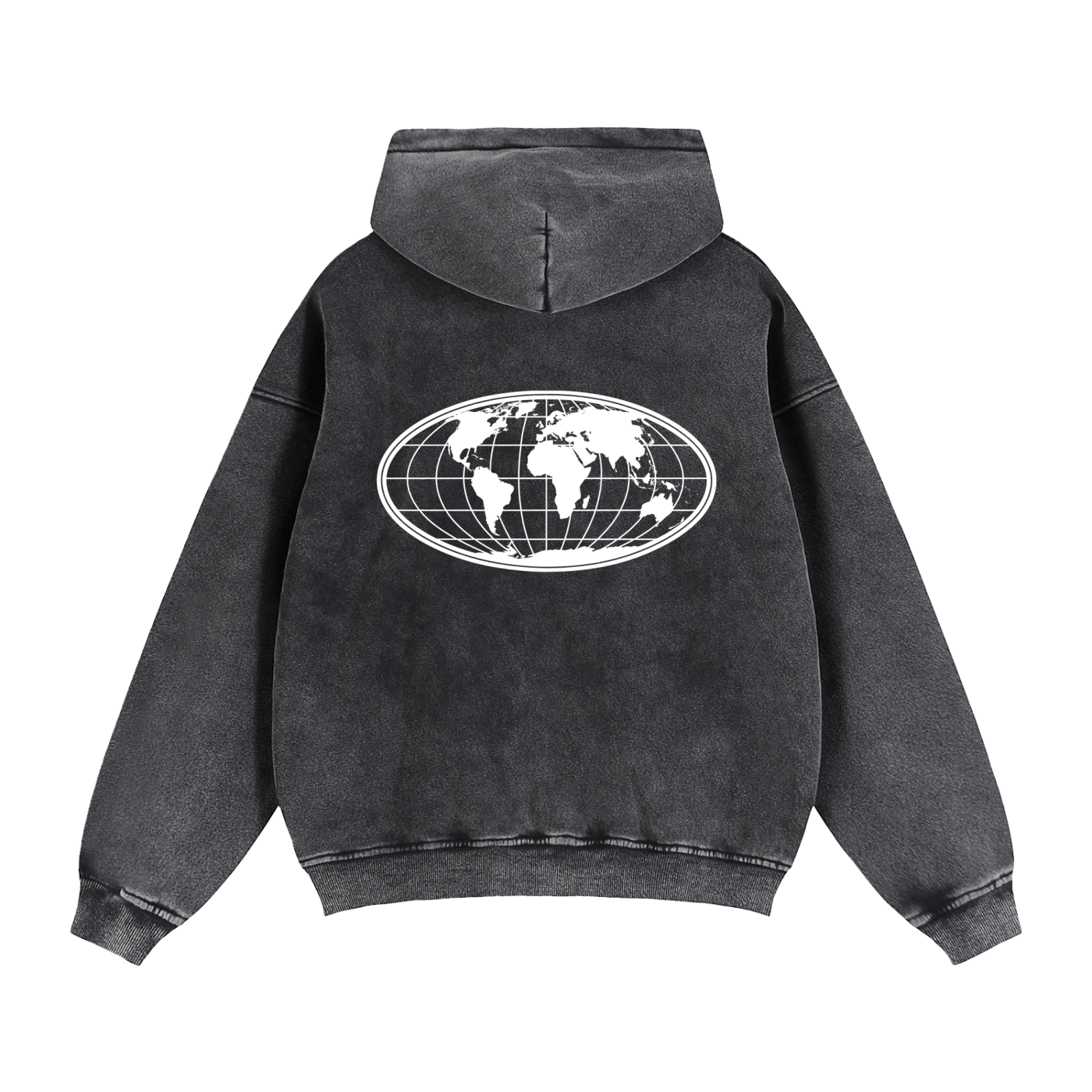 SWC_Essential Zip-Through Boxy Fleece Hoodie