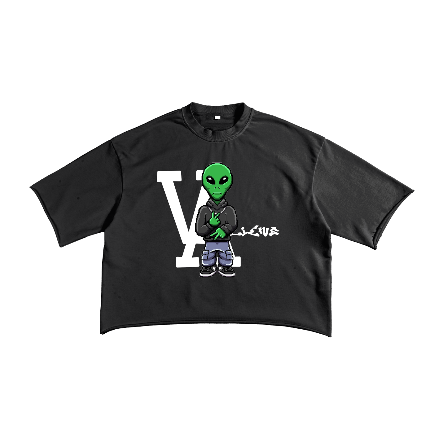 Not Your Average Raw Edge Tee