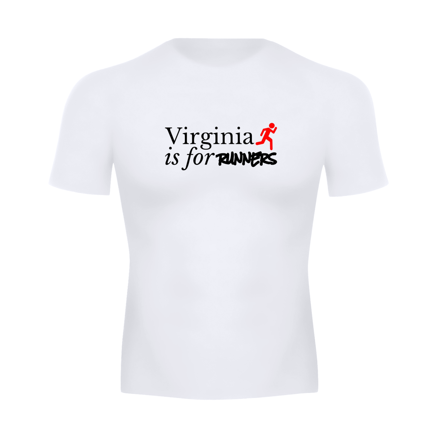 Virginia is for RUNNERS Athletic Tee