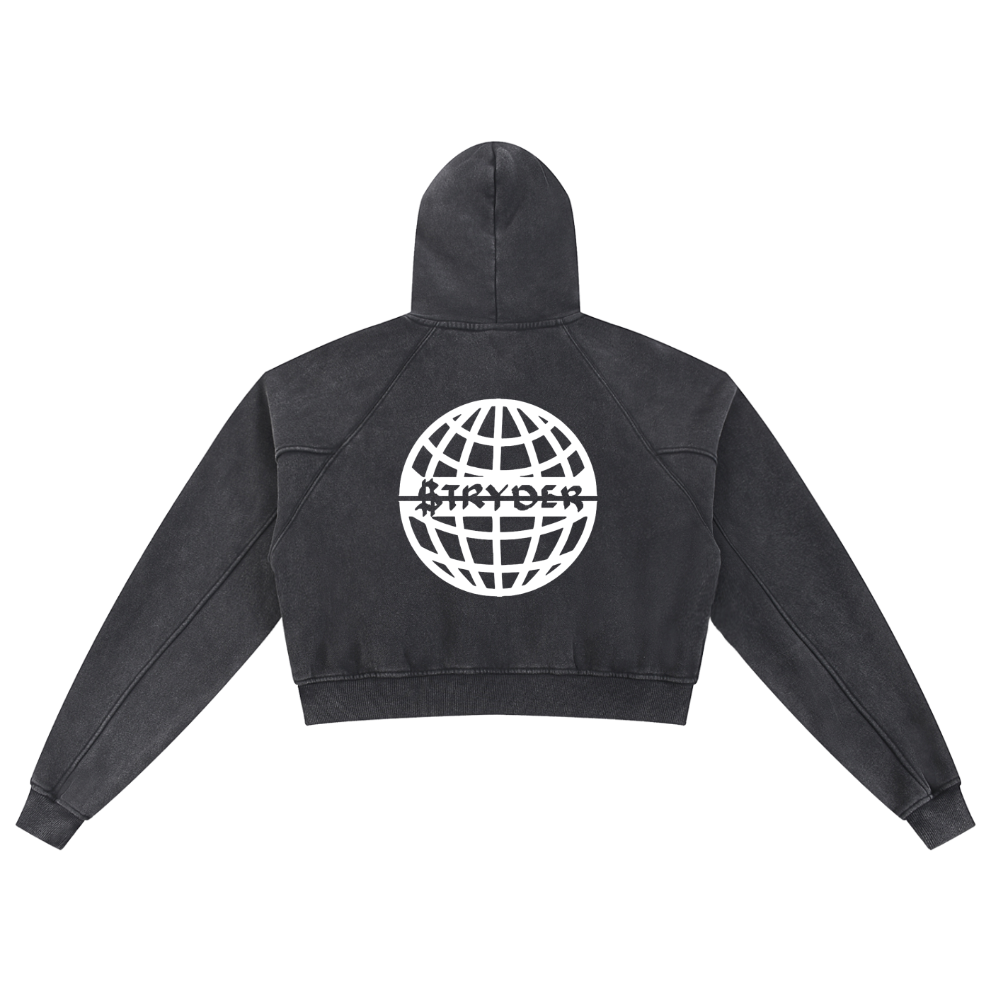 Women's Snow Washed Cropped Hoodie