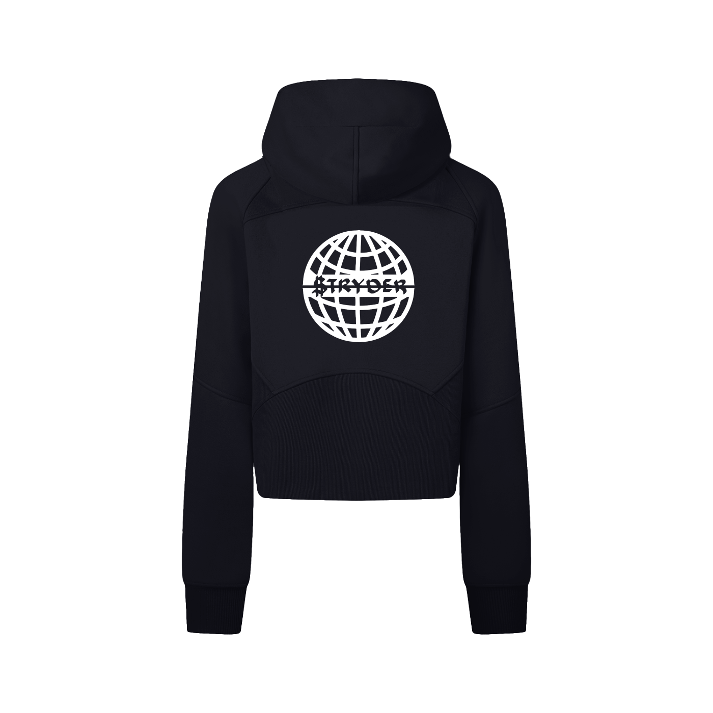 Women's Cropped Full-Zip Hoodie