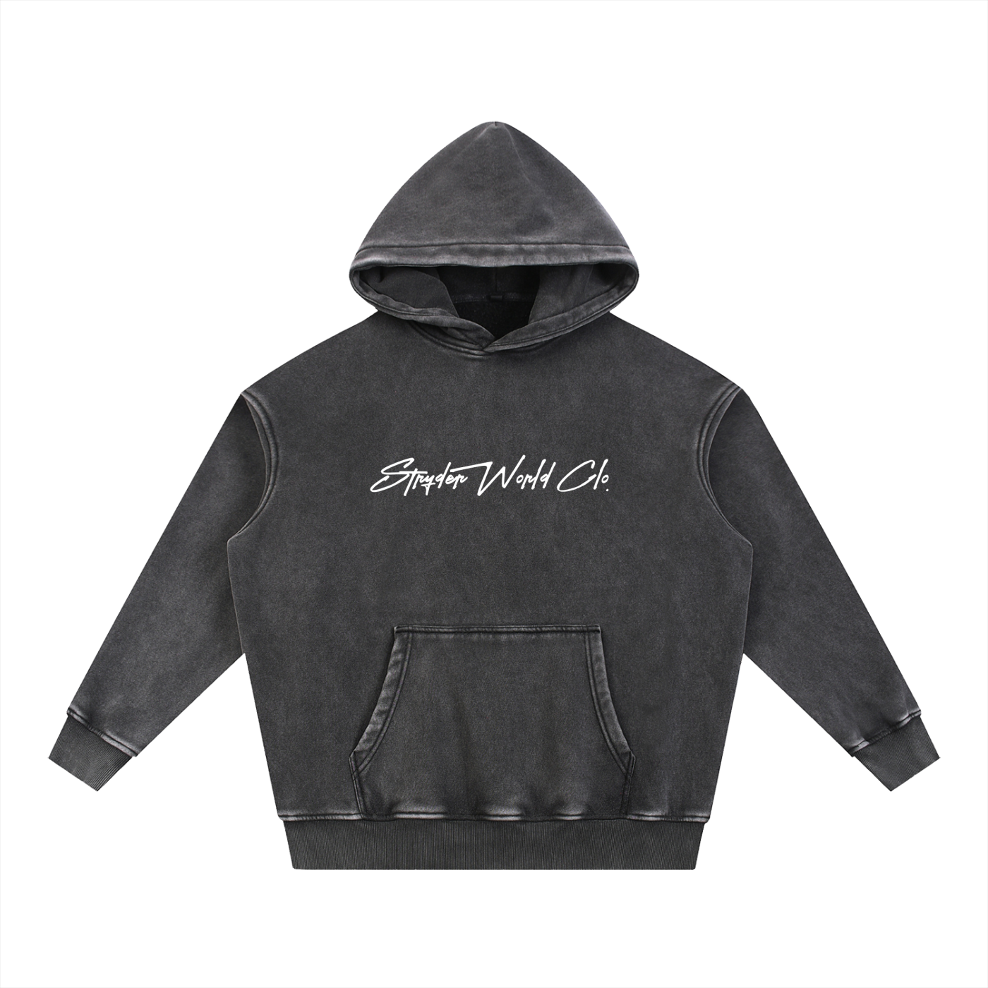 SWC_Essential Snow Wash Fleece Oversize Hoodie