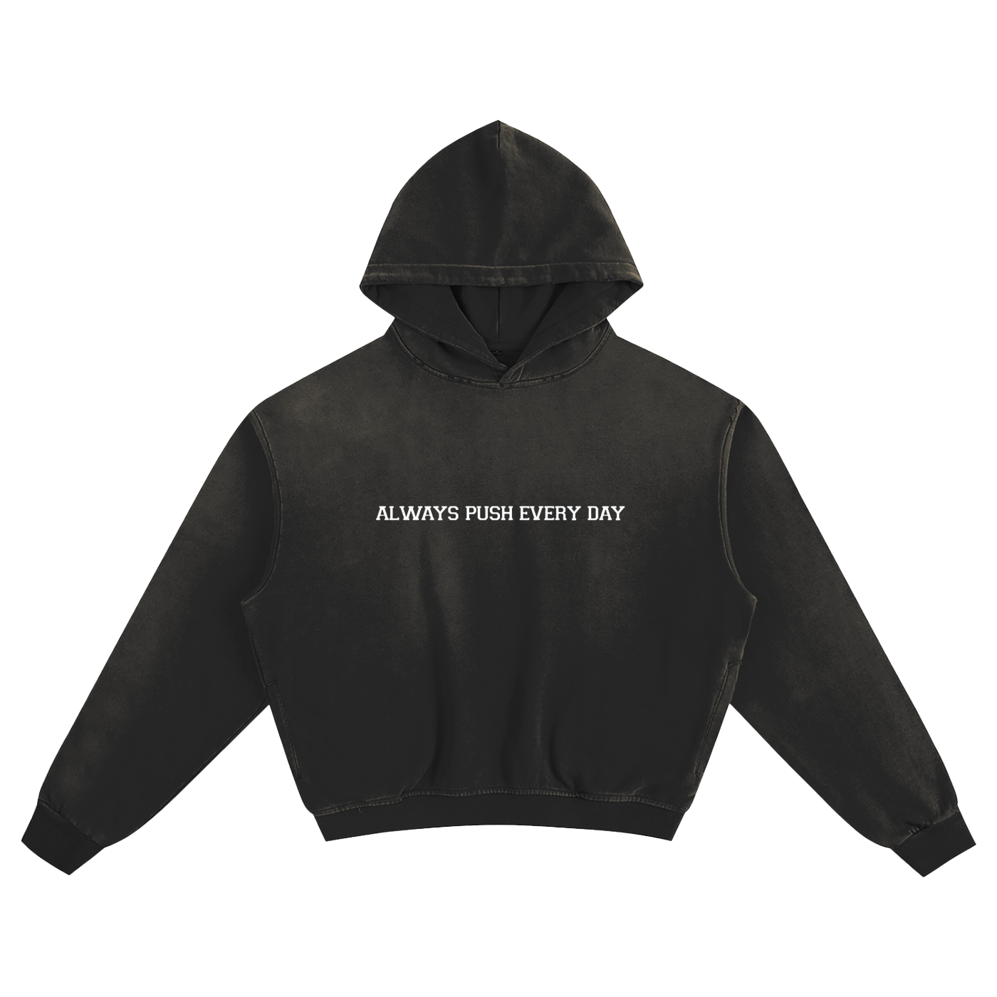Always Pushin’ Sunfade Boxy Hoodie