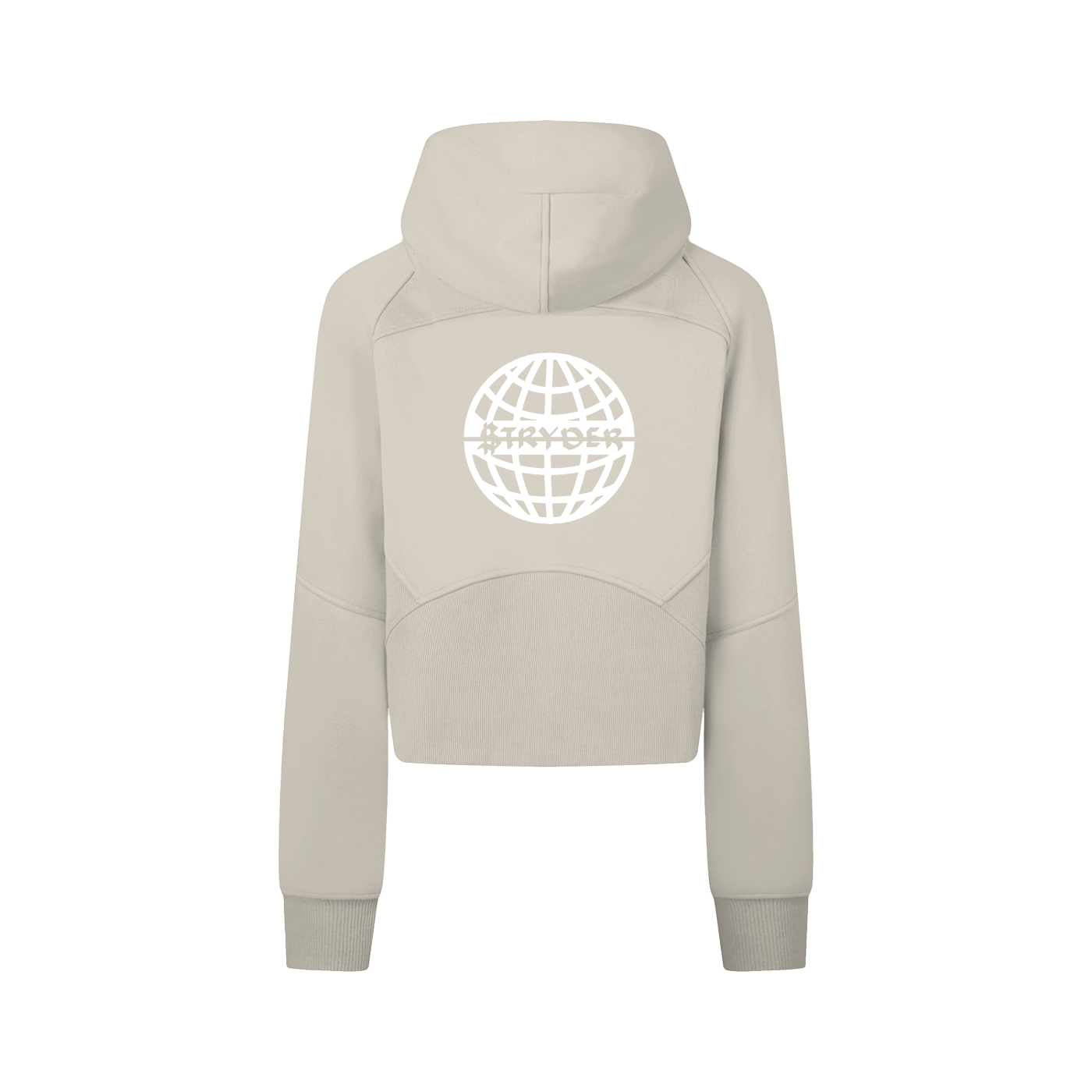 Women's Cropped Full-Zip Hoodie