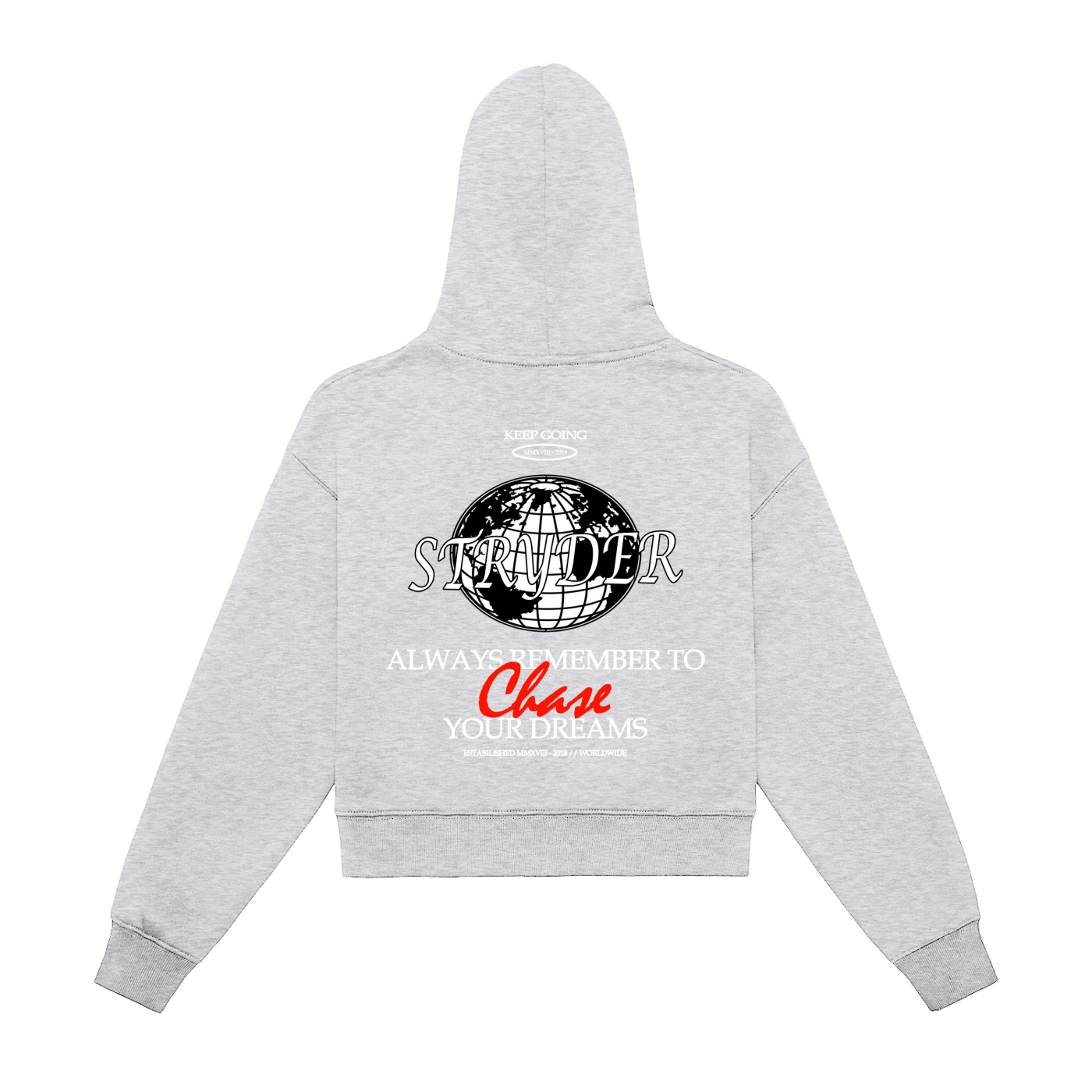 Women's Fleeced Zip-Up Cropped Hoodie