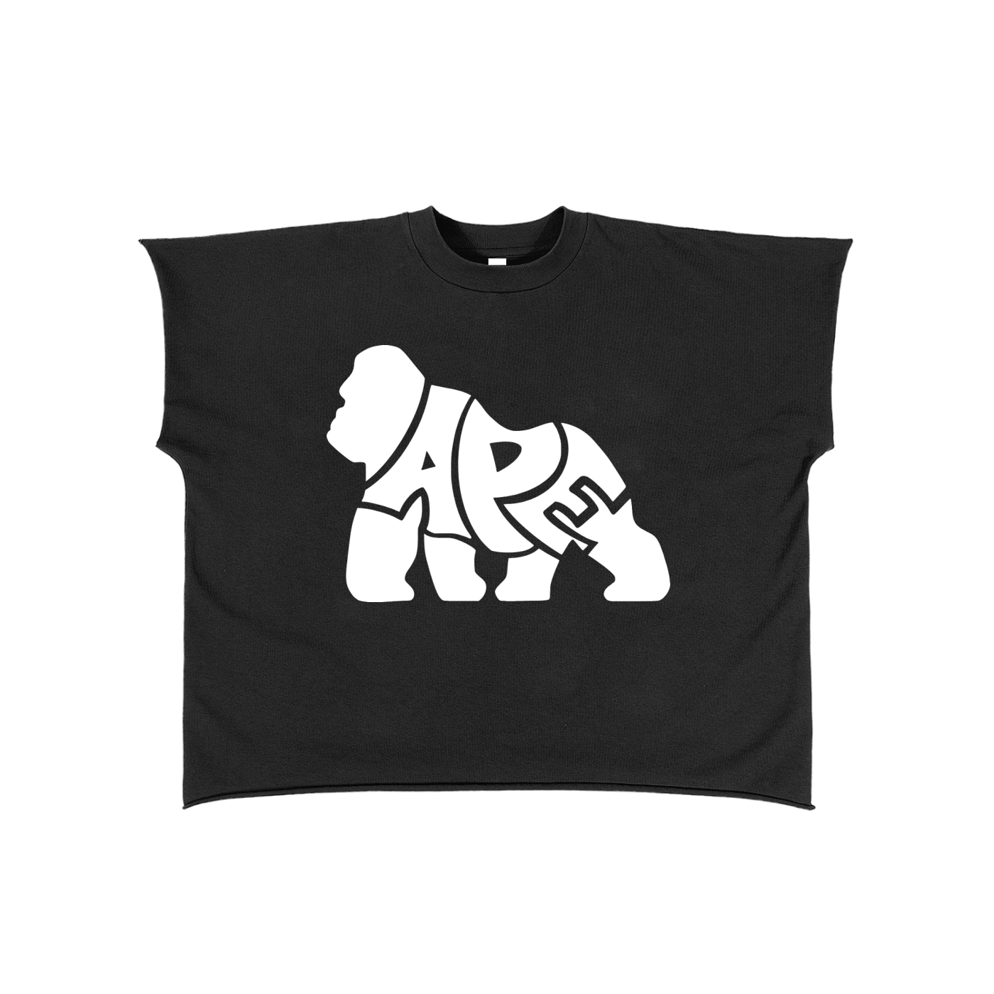 APE Raw Edge Boxy Shirt